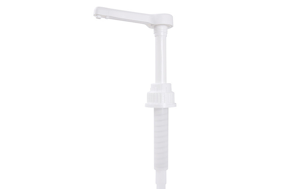 43mm NR Big Dosage 10/15/20/30ml White Non-removable Plastic Sauce Dispenser Pump