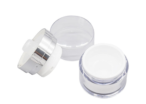 UKA46 Refillable Airless Cream Jar Acrylic Cream Bottle 15g 30g 50g For Personal Skin Care Packaging