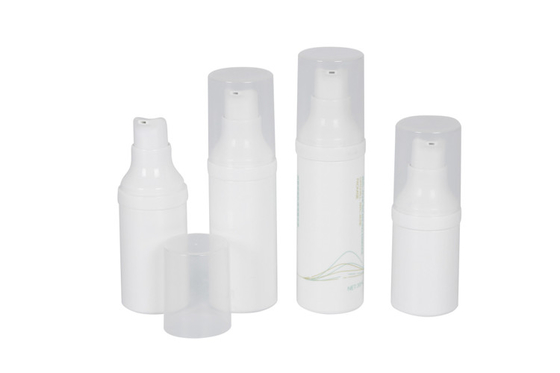 15ml 20ml 25ml 30ml Airless Pump Bottles With Transparency Lid For Cosmetic Packaging