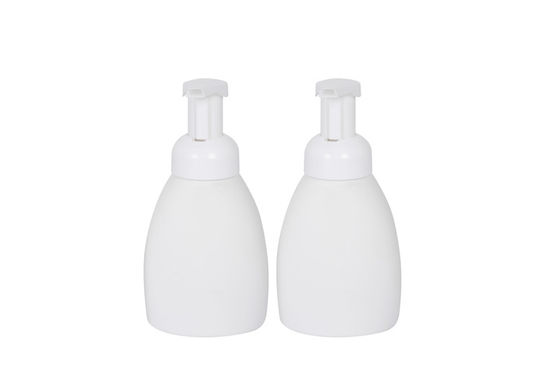ওভাল 250ml PET ফোমার পাম্প বোতল ফেসিয়াল ক্লিনজিং সোপ ফোমিং বোতল